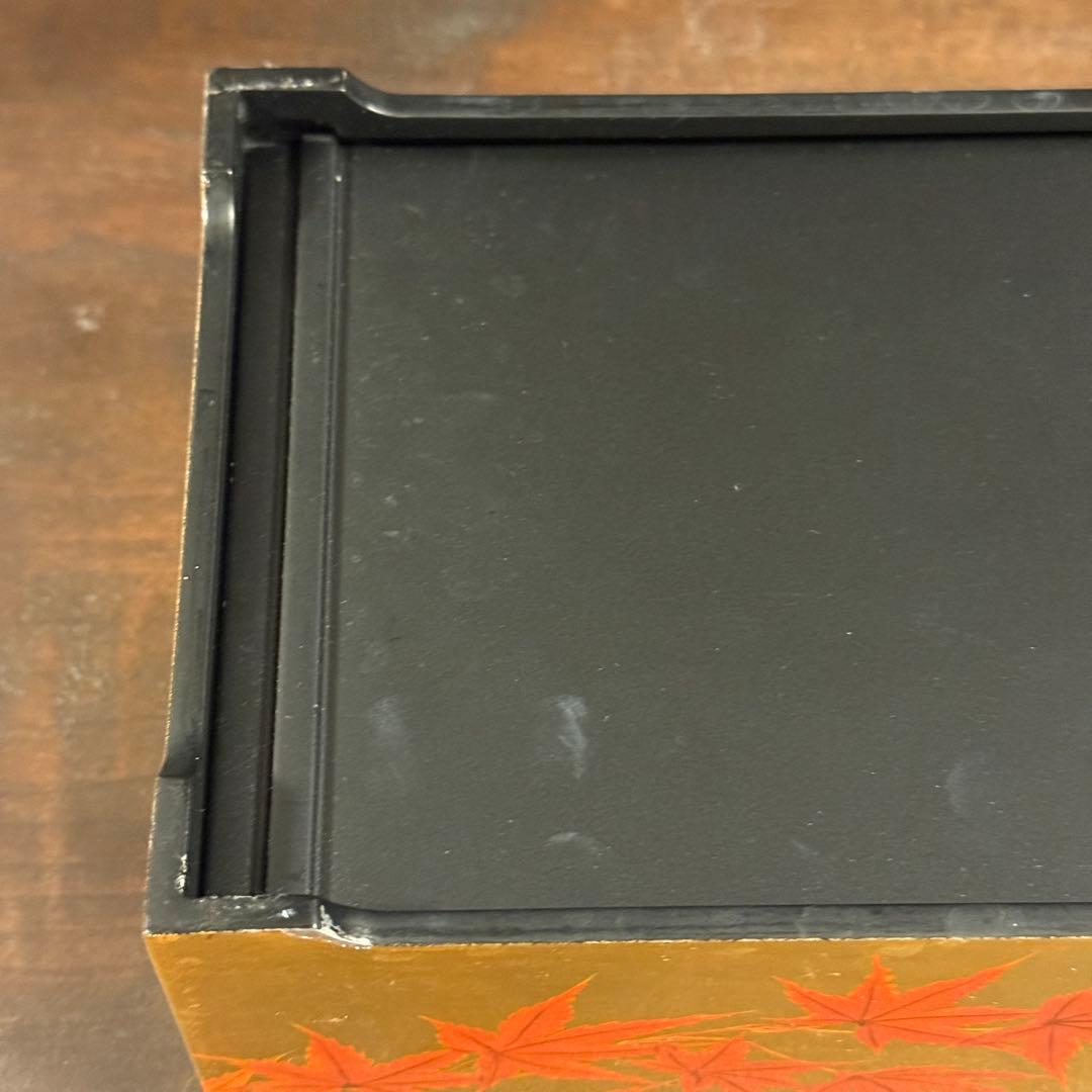 特製 漆絵 ティッシュボックス　もみじ