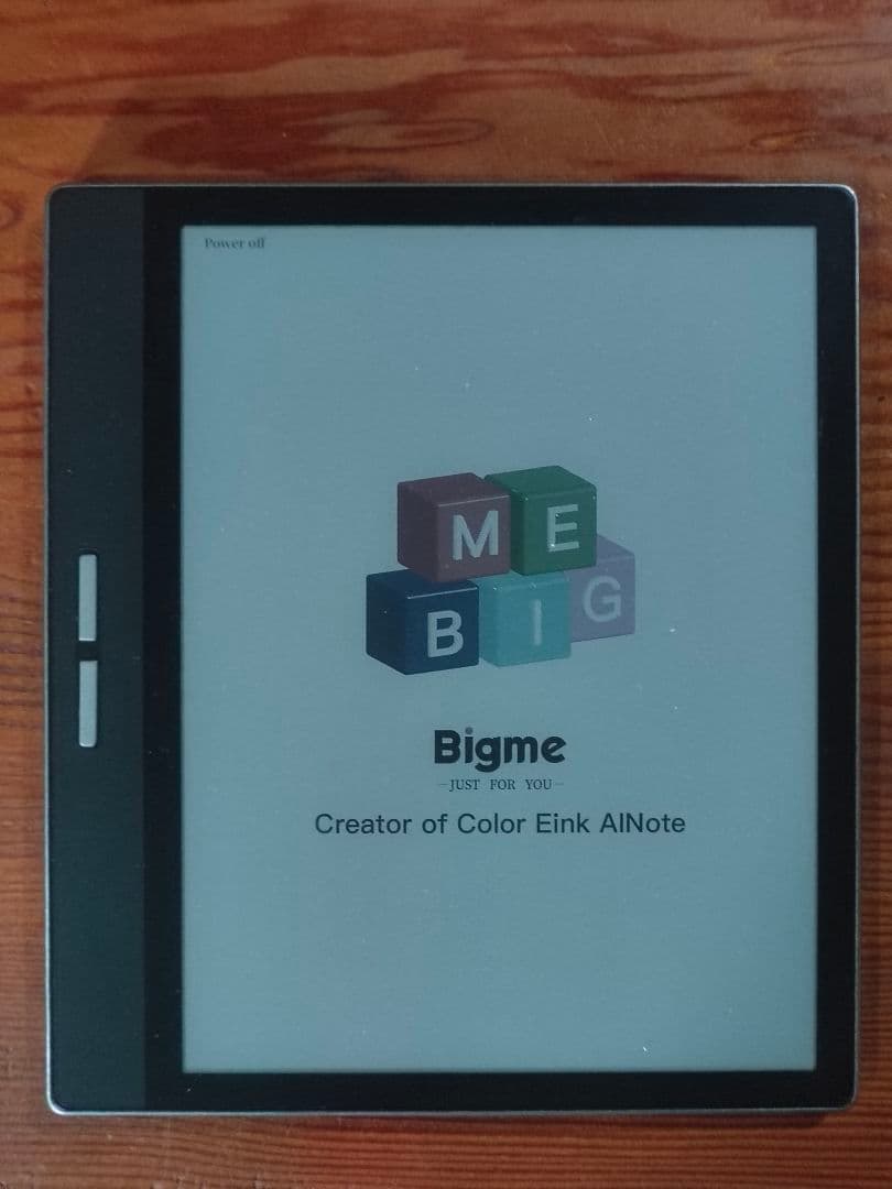 Bigme Color Eink AI Note　B751C 本体