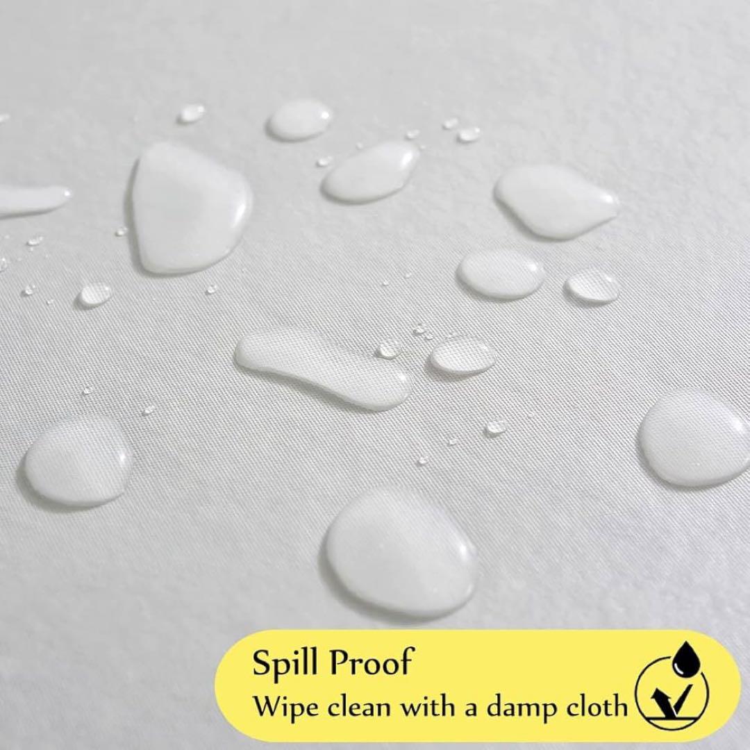 SASTYBALEフランジ裏地ビニルテーブルクロス オフホワイト 60×102