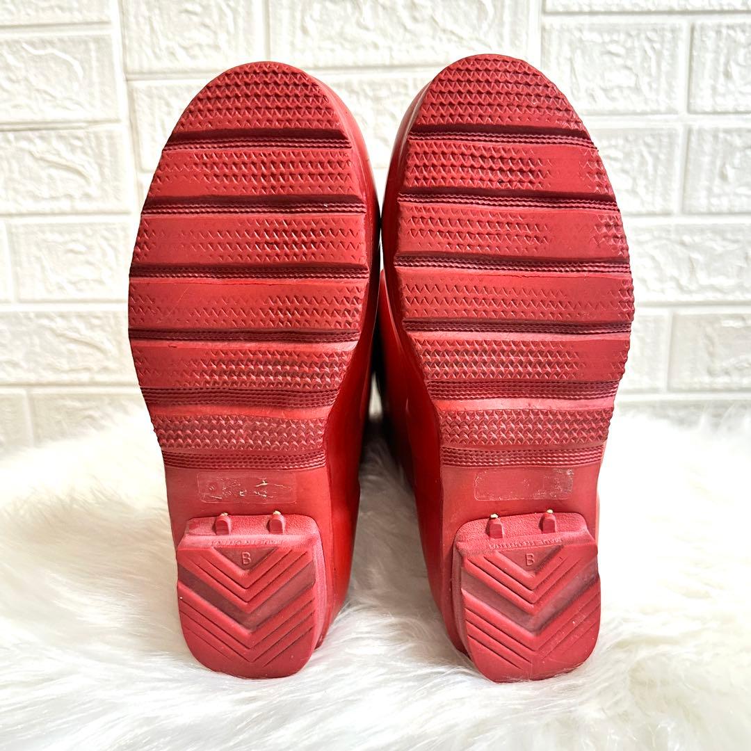 極美品✨HUNTER ハンター レインブーツ ロング 長靴 オリジナルトール 赤