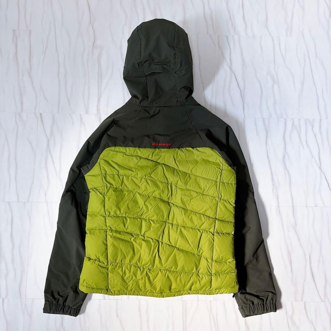 マムート ビレイハイブリッド インシュレーションジャケット グリーン Mサイズ