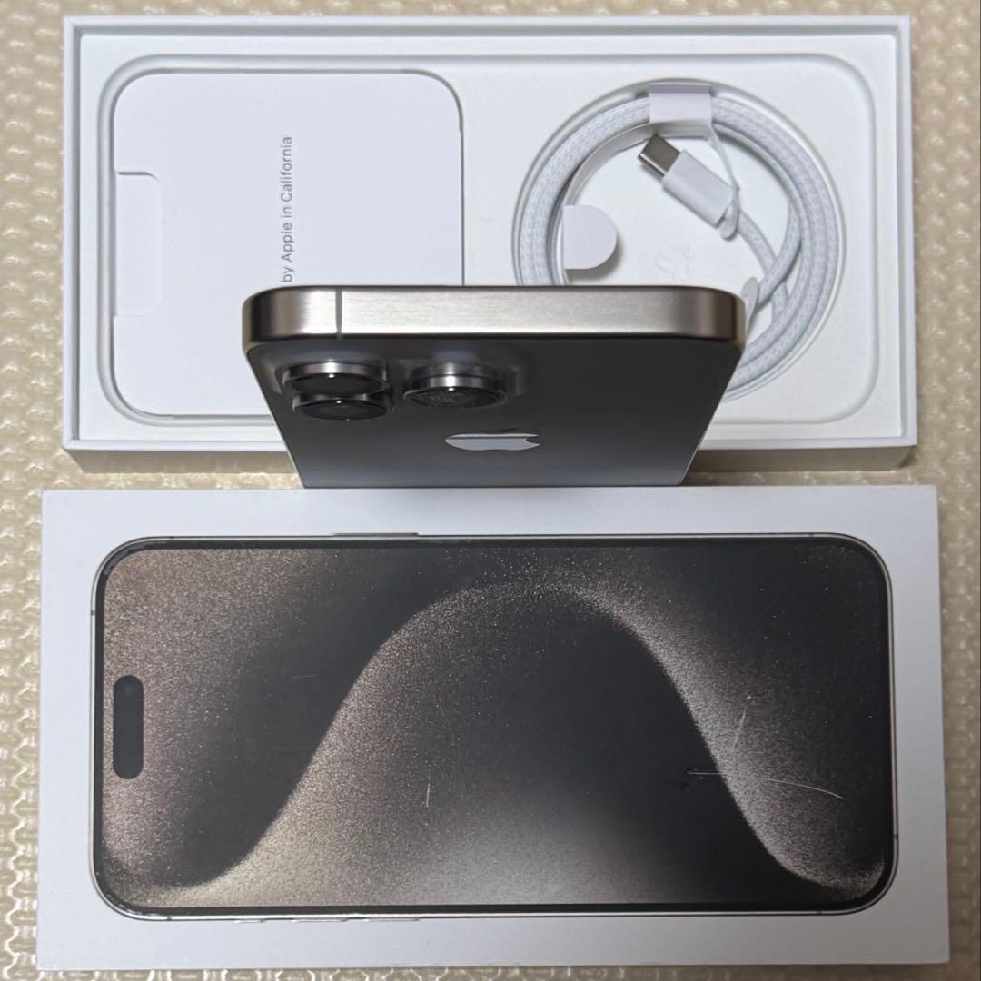 バッテリー100% iPhone15ProMax 256GB SIMフリー 本体