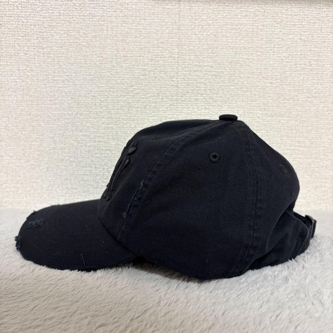 日本未発売 oMA NY NY BONES DISTRESSED CAP
