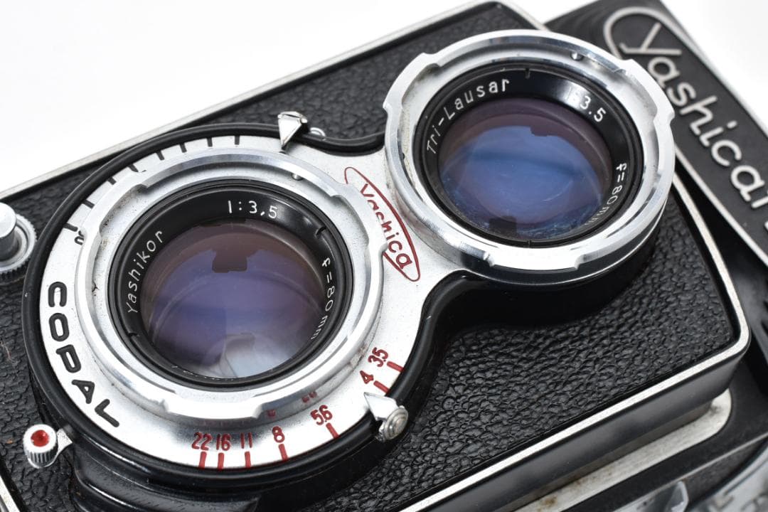 ★大特価★ヤシカ flex 80mm f3.5 C型 元箱付き 専用革ケース付き