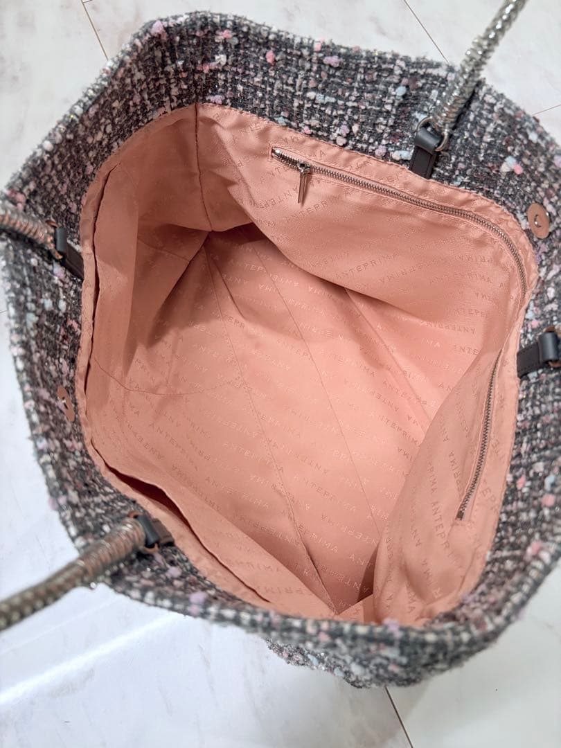 ANTEPRIMA ワイヤーツイード トートバッグ