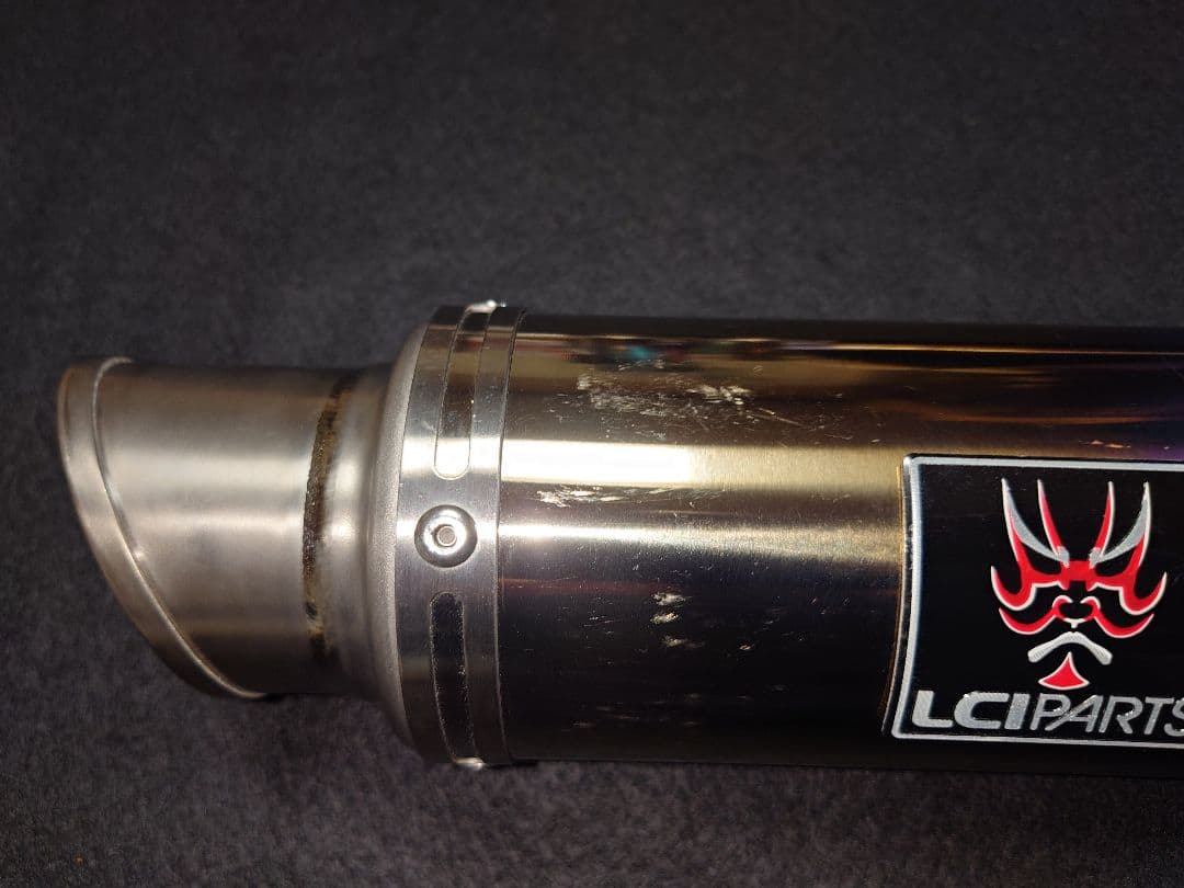 LCI PARTS ショートマフラー　CBR400r(nc56)バッフル2種付き