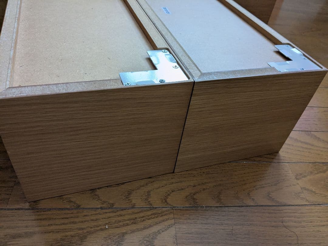 無印良品 壁に付けられる家具箱 オーク材 88cm 44cm 19cm