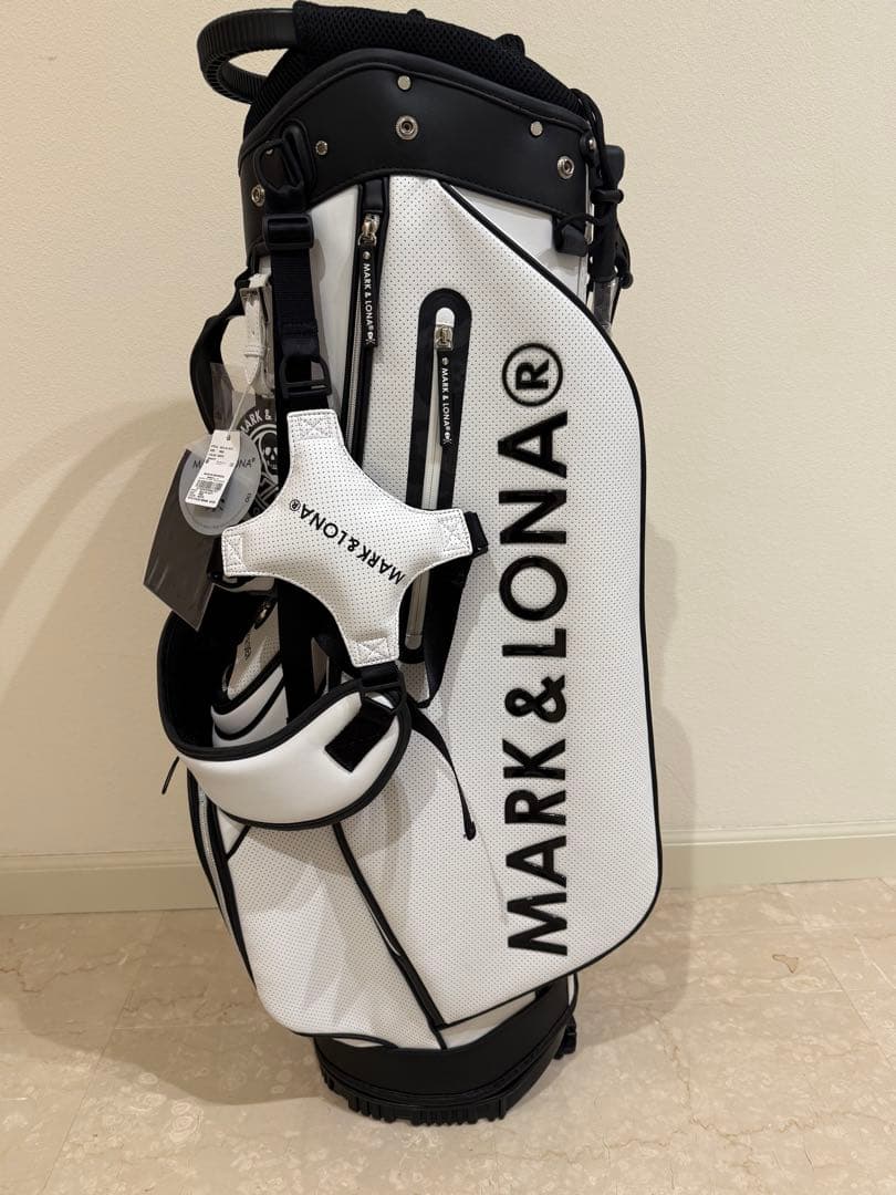 マーク&ロナ スタンド型キャディバック　 ホワイト 正規品　新品未使用　タグ付
