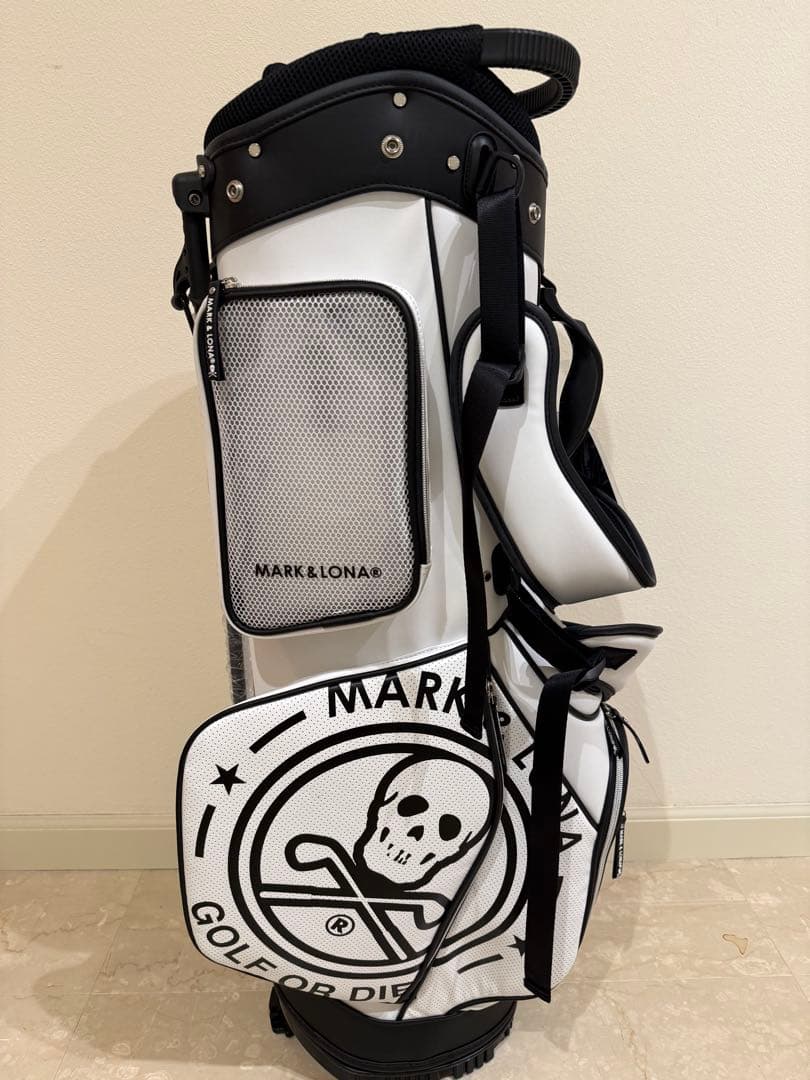 マーク&ロナ スタンド型キャディバック　 ホワイト 正規品　新品未使用　タグ付