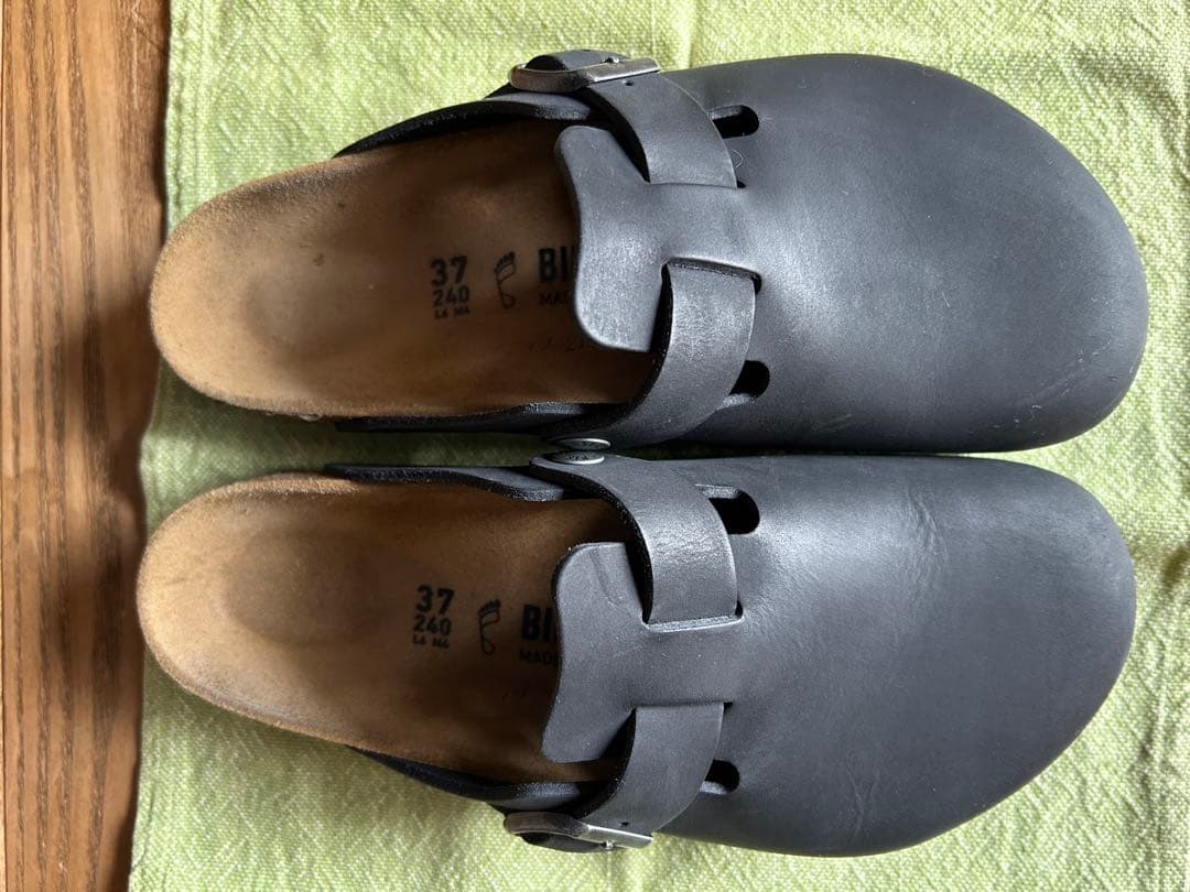 専用　ビルケンシュトック　ボストン　オイルドレザー　ブラック　37