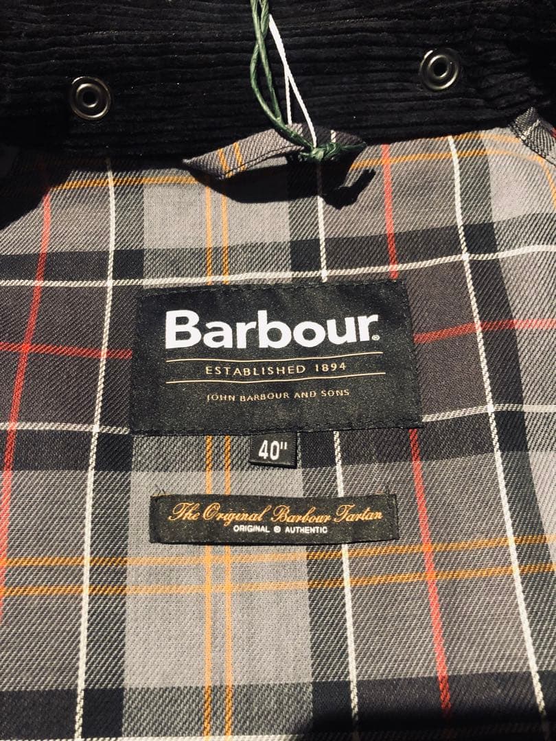 【新品・未使用】バブアー エクスモア ブラック サイズ40