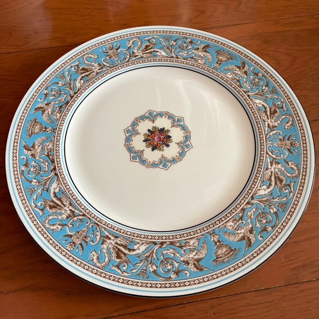 ウェッジウッド　フロレンティーン　ターコイズ　ディナープレート　5枚セット
