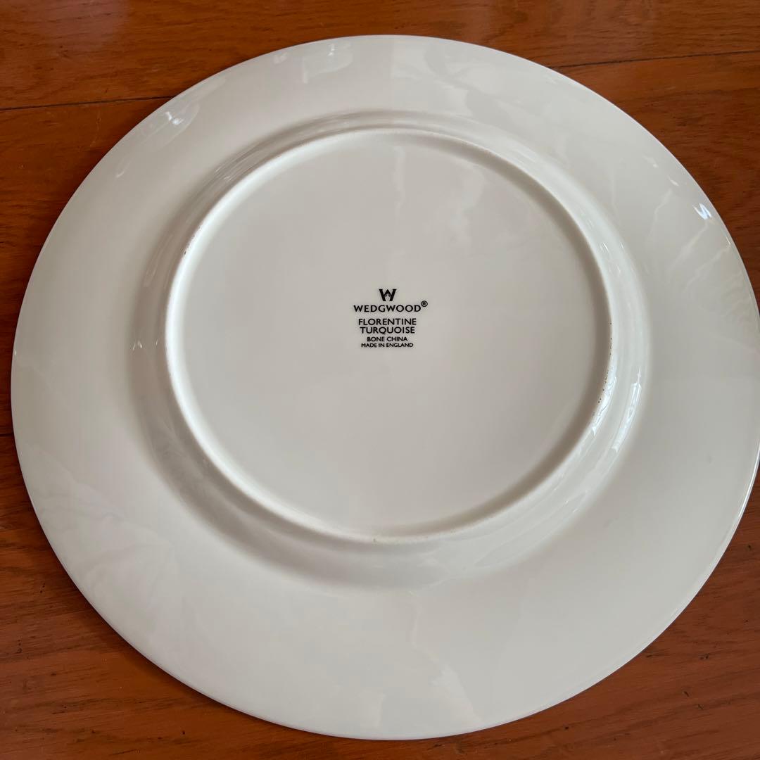 ウェッジウッド　フロレンティーン　ターコイズ　ディナープレート　5枚セット