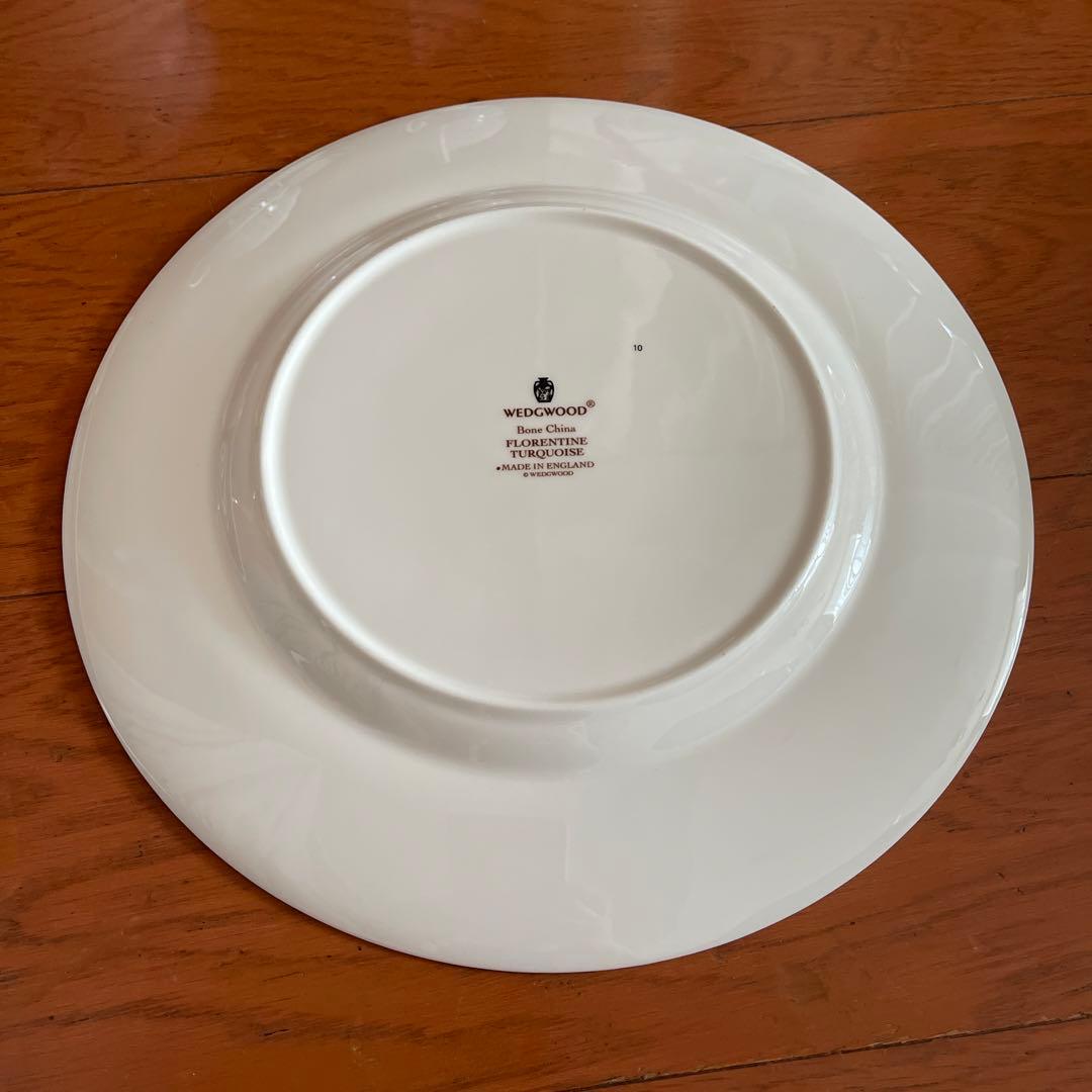 ウェッジウッド　フロレンティーン　ターコイズ　ディナープレート　5枚セット