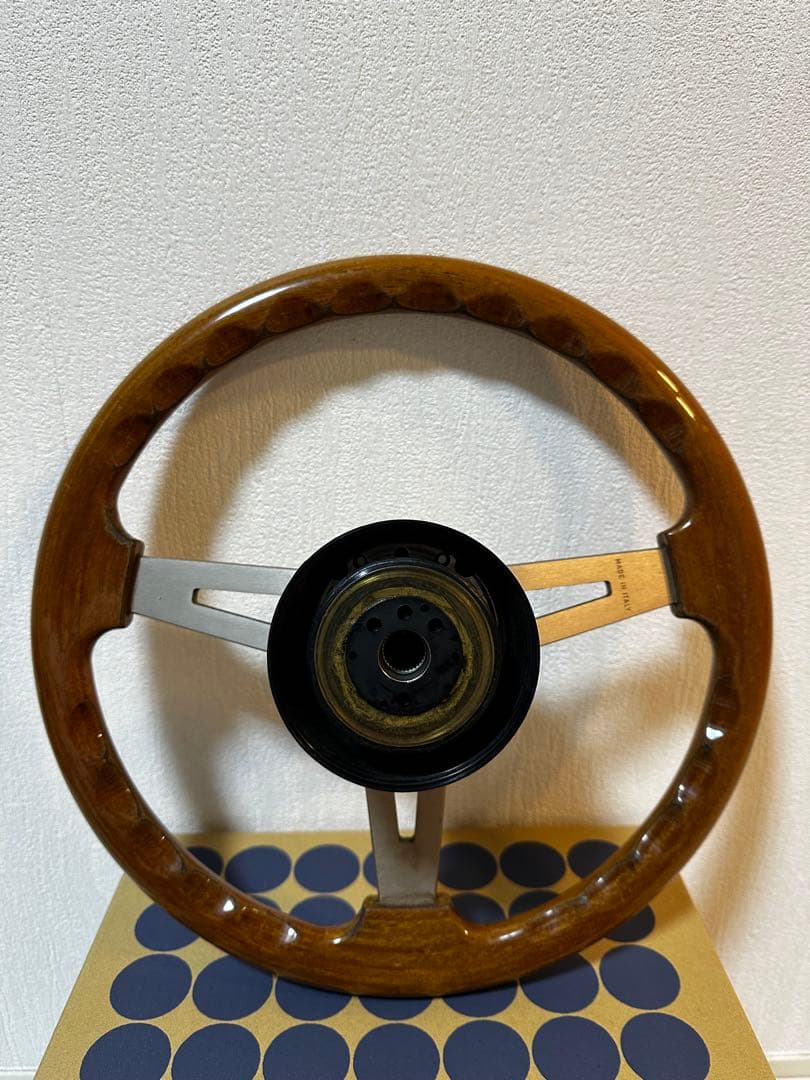 ABARTH ウッドステアリング