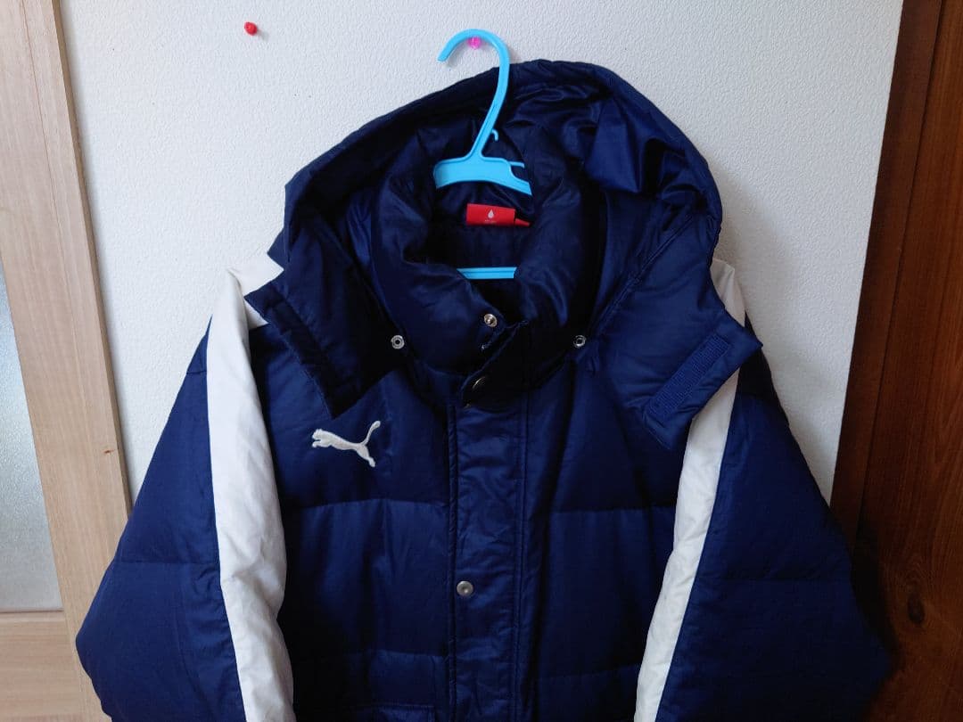 ＰＵＭＡ ダウン　ベンチコート　ネイビー　メンズxo サイズ　プーマ　ロング
