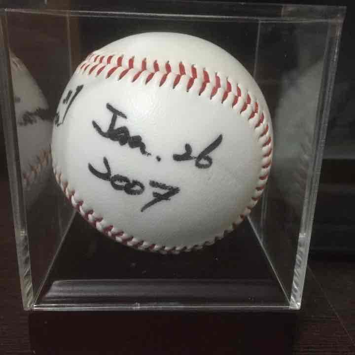 2007年 ヤクルト時代 岩村明憲 直筆サインボール