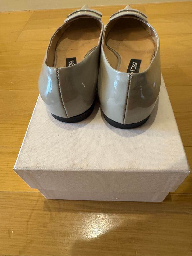 sergio rossi SR1 グレー フラットシューズ