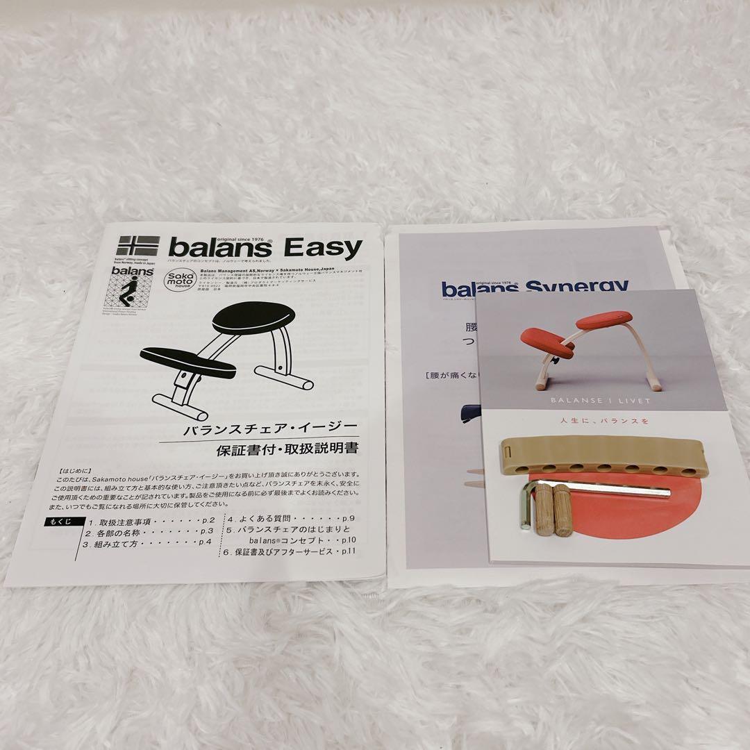 【美品】サカモトハウス バランスチェア バランスイージー 専用カバー付 リボ社