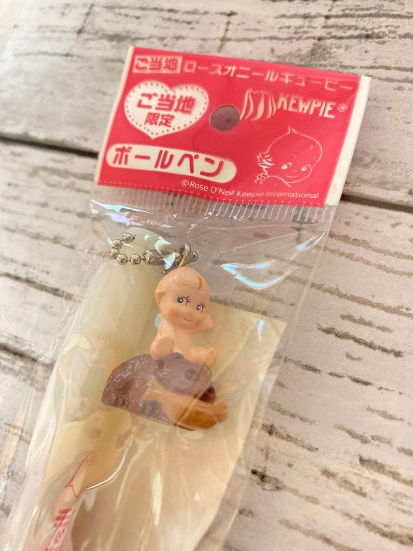 ローズオニールキューピー　ご当地限定ボールペン　北海道　木彫熊バージョン　激レア