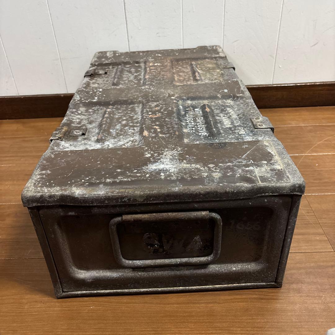 米軍　実物　迫撃砲　AMMO BOX 弾薬箱ミリタリーケース　送料無料