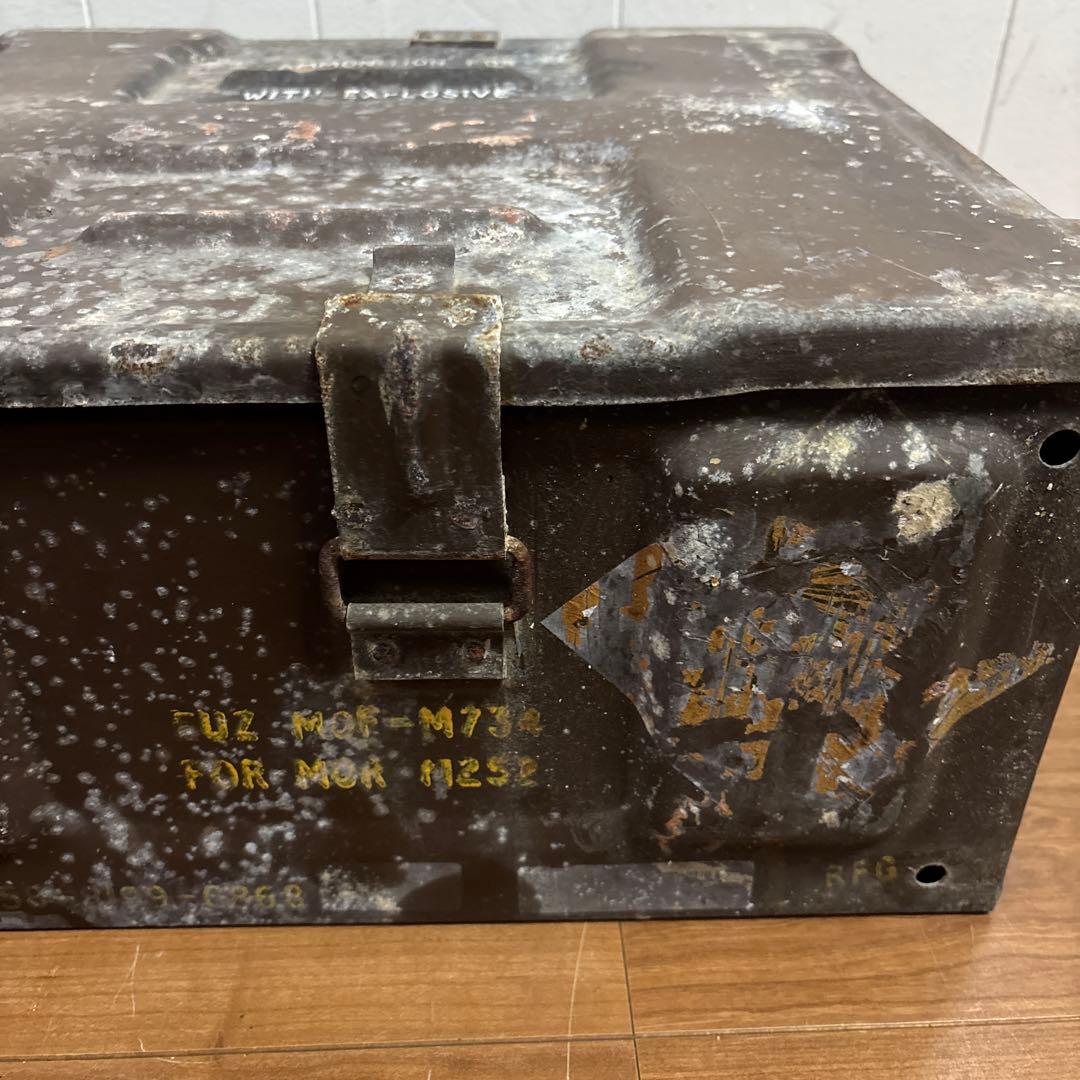 米軍　実物　迫撃砲　AMMO BOX 弾薬箱ミリタリーケース　送料無料
