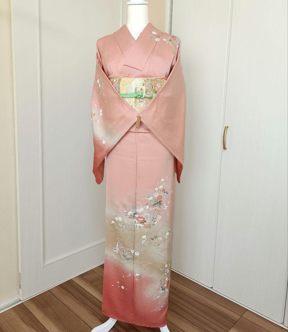 正絹訪問着　フルセット　4点　宮参り　七五三　入学式　卒業式