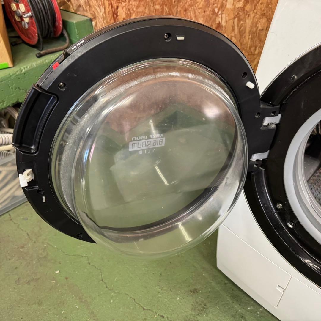 297 送料設置無料　日立　ドラム式洗濯機　10㌔　乾燥機能付き