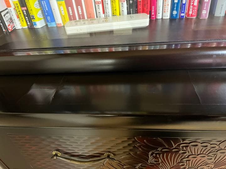 鎌倉彫 和箪笥 高級 芸術品 タンス アンティーク ①のみ