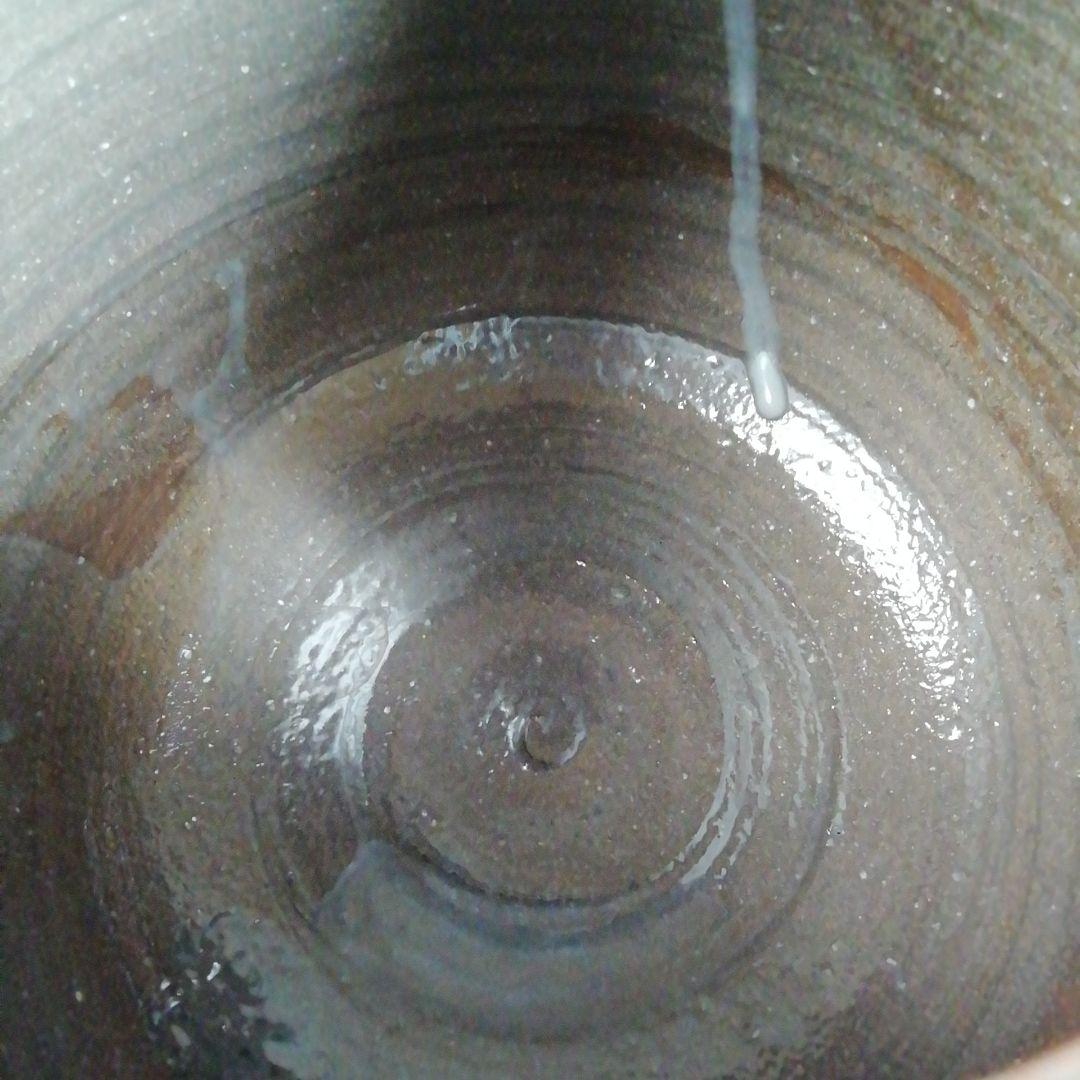 Ｗ２３６　水指　『萩文』『音羽山房　番浦史郎 作』　共箱　茶道具