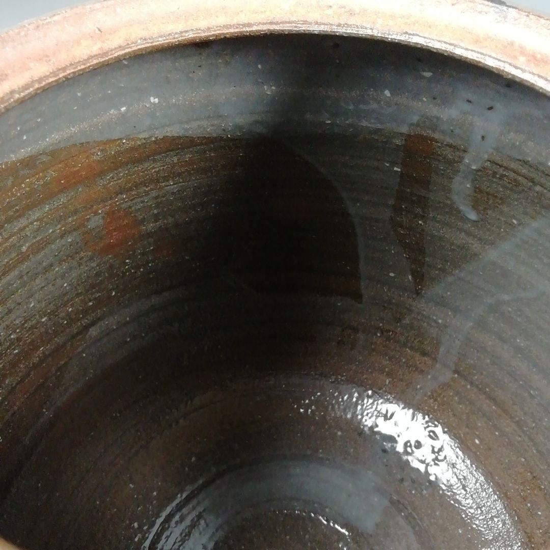 Ｗ２３６　水指　『萩文』『音羽山房　番浦史郎 作』　共箱　茶道具