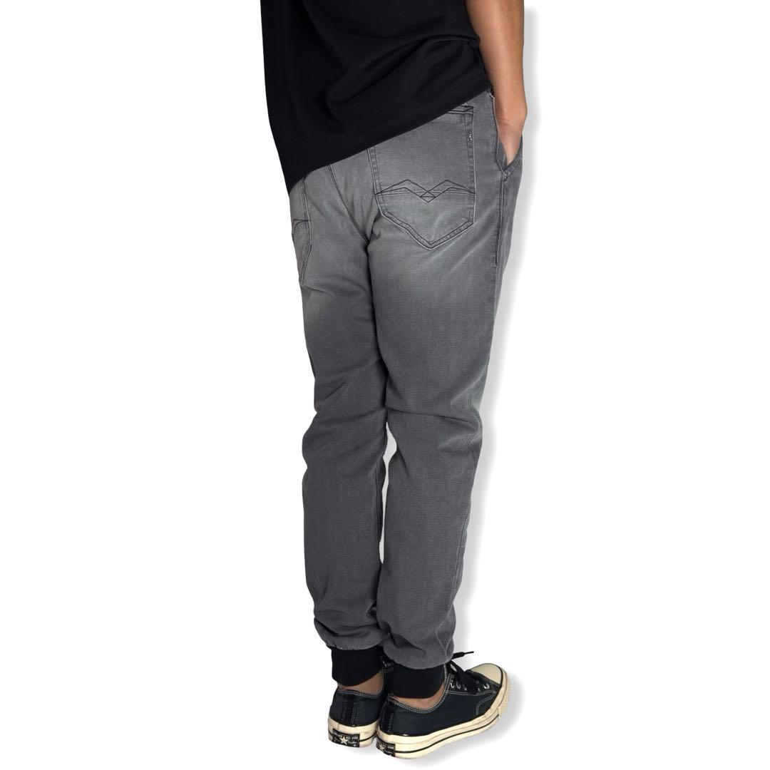 REPLAY｜ハイパーフリーデニムイージージョガーパンツ32リプレイ