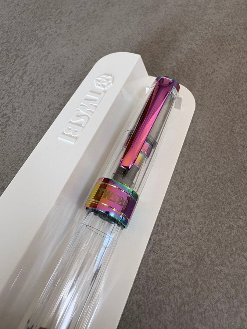 TWSBI 万年筆 ダイヤモンド 580 アイリス F字 細字 ツイスビー 美品