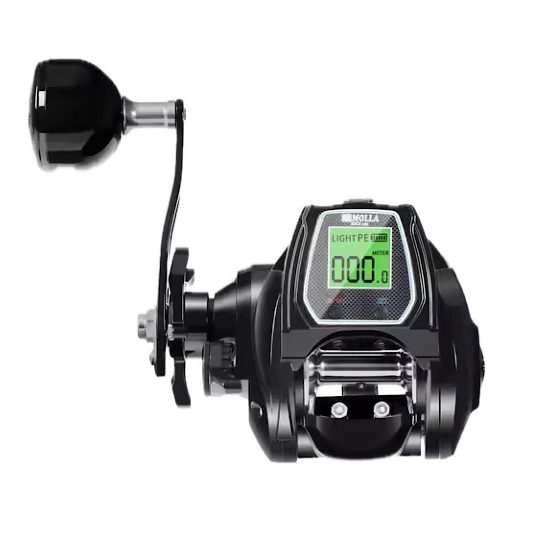 デジタルカウンター付きベイトリール　左巻き　ジギング　大型　パワーハンドル