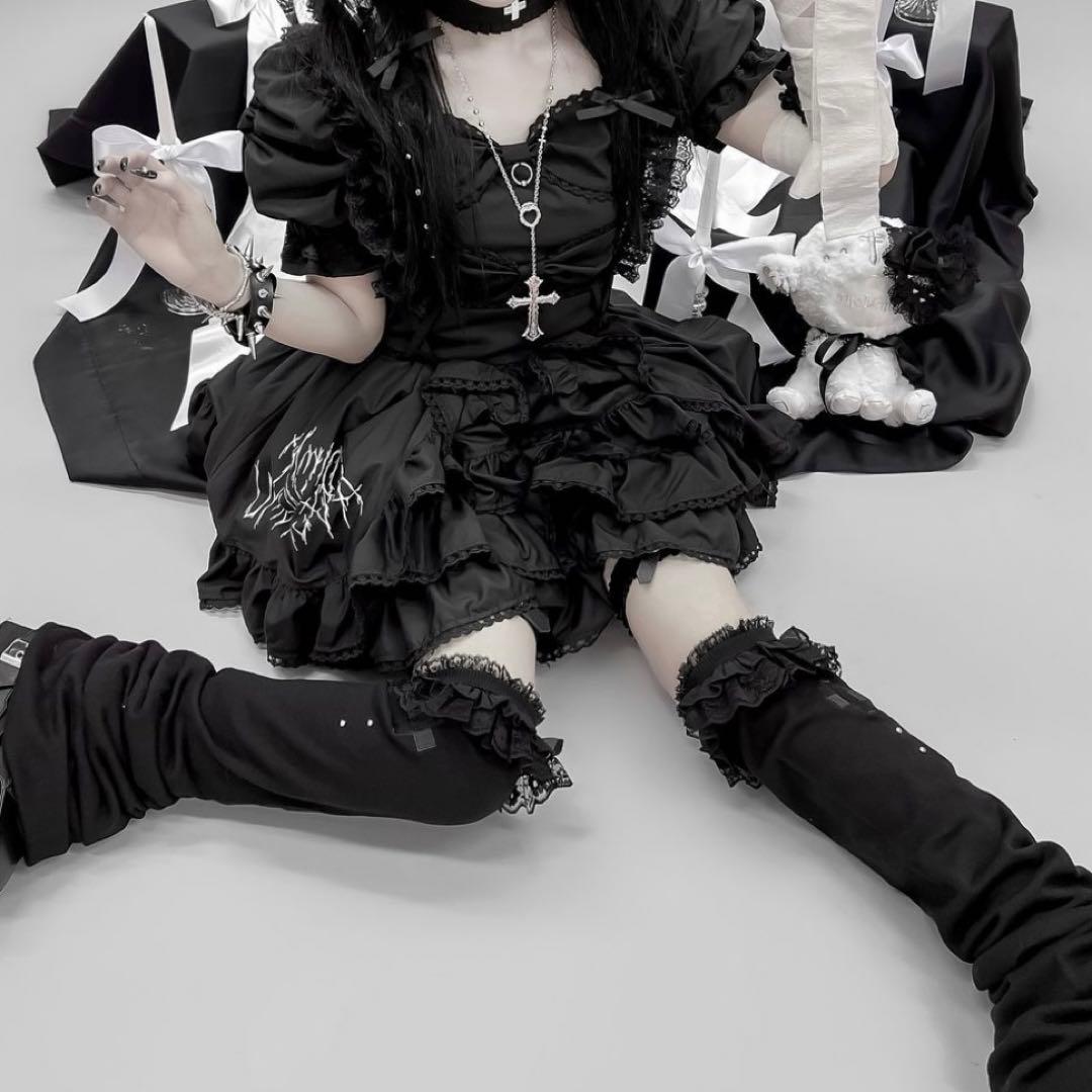 新品未使用 地雷 サブカル ディムモアール DimMoire レッグウォーマー❤︎