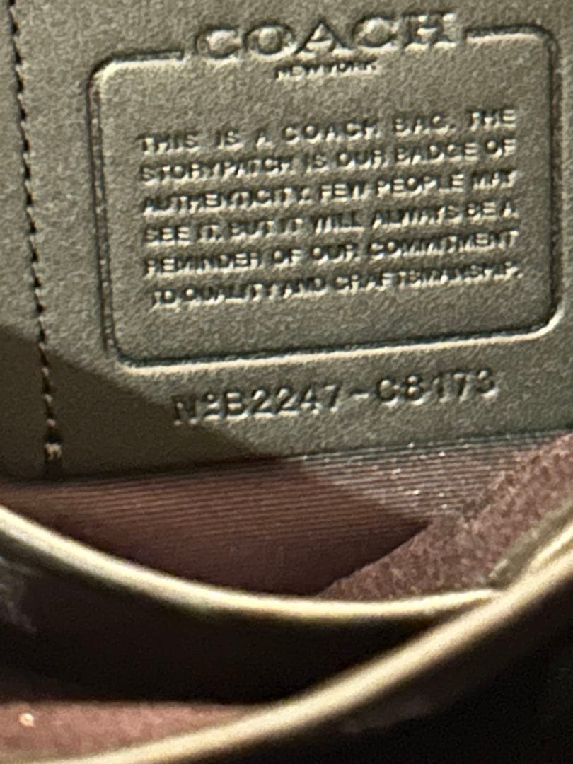 ★LeLE！　コーチ ビジネスバック 新品