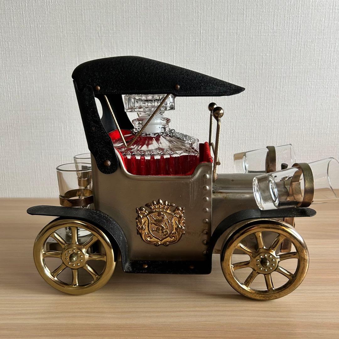 ヴィンテージ　クラシックカー　ウィスキー　デキャンタ　オルゴール　レア