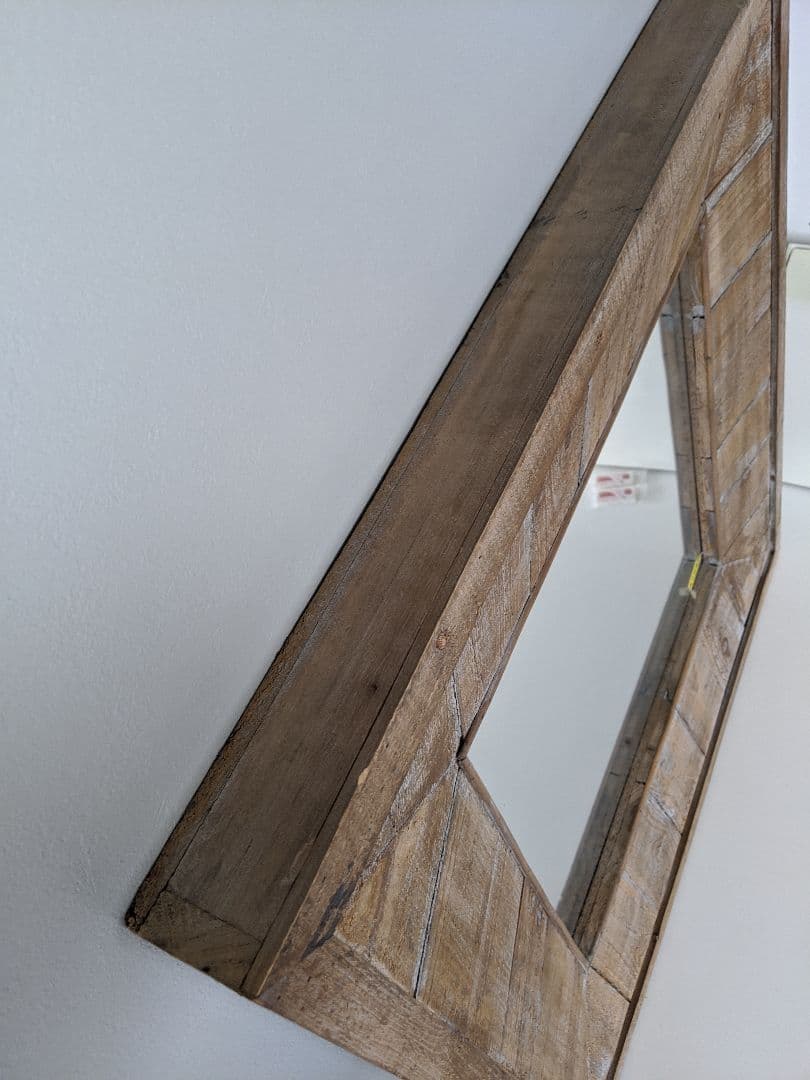 ヴィンテージ仕様　木製ミラー