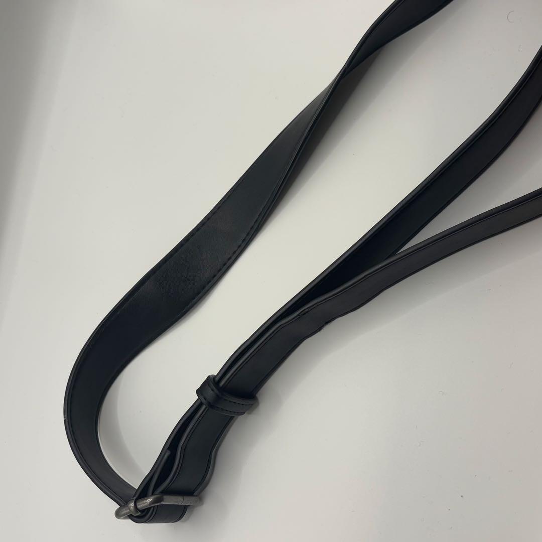 て*る様 DIESEL ディーゼル ショルダーバッグ Dロゴ ブラック フェイク