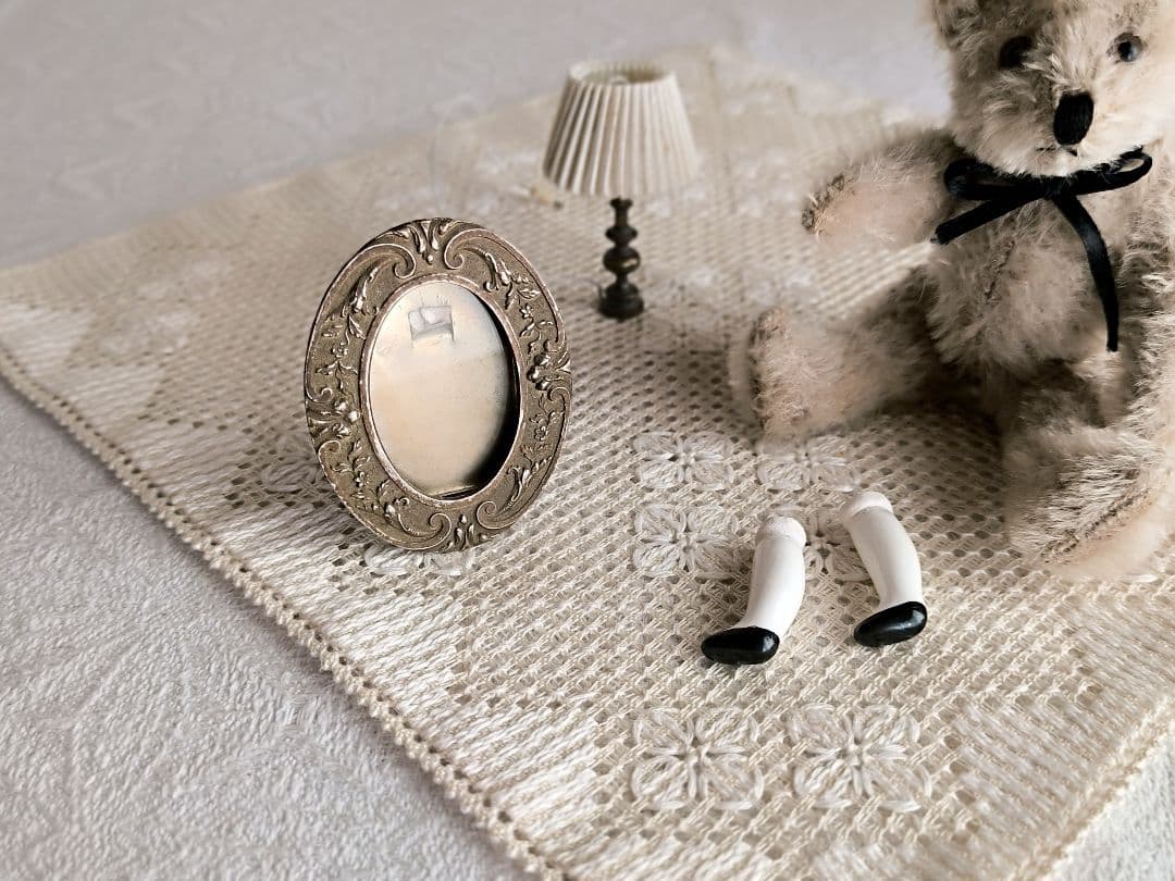 * antique flame ୨୧* オーバル型 かわいいアンティークフレーム