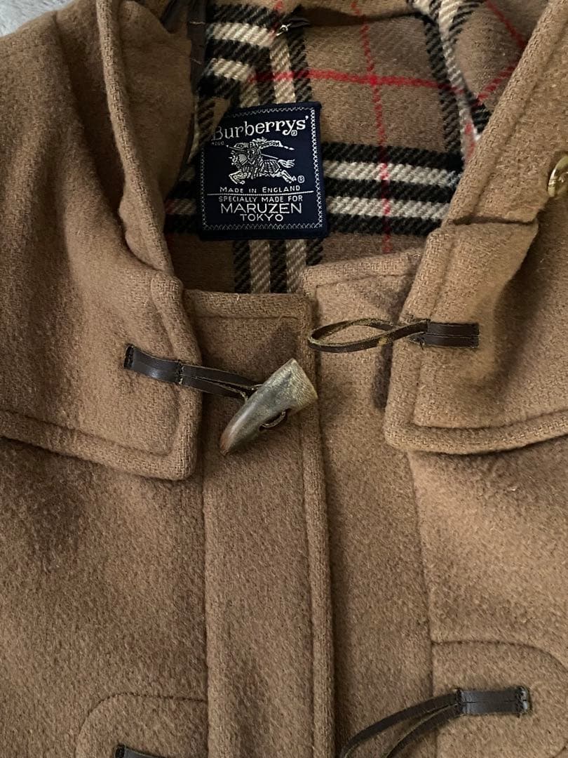 バーバリー　ダッフルコート　マルゼン　ヴィンテージ　XLくらい　英国製