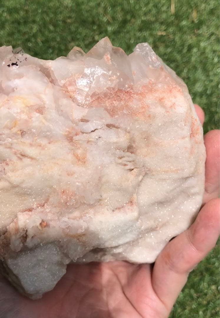 インド　マニカラン産　水晶　クラスター