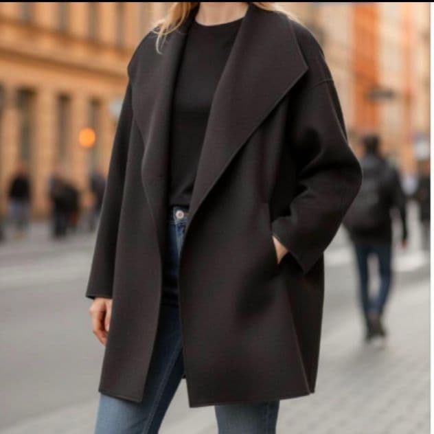 ガリャルダガランテ　リバーハーフコート　ブラウン　ガウンコート　パイピング　F