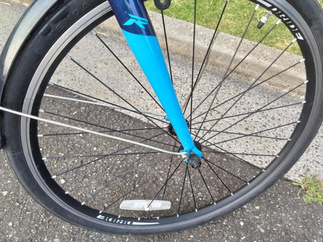 【引き取り・手渡し限定】DRIDE-R サイクル 24インチ ブルー　アルミ