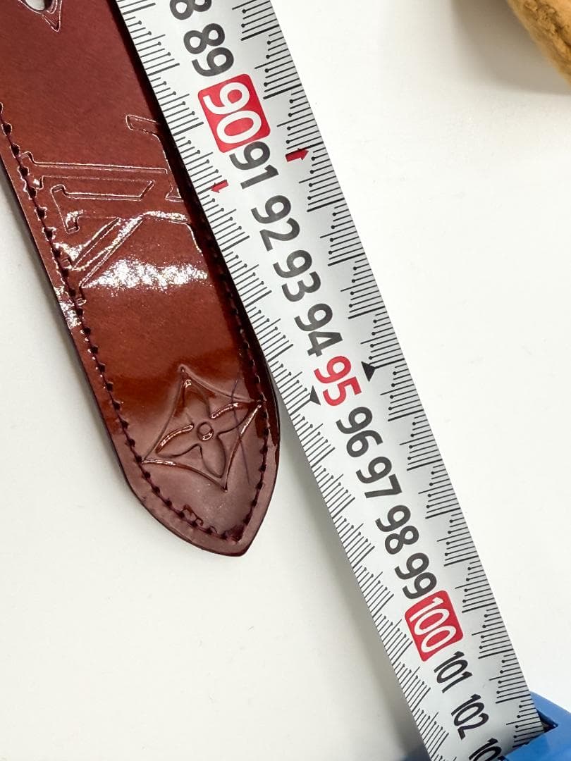 ルイ・ヴィトン LVロゴ ゴールドバックル ベルト M6878 レディース