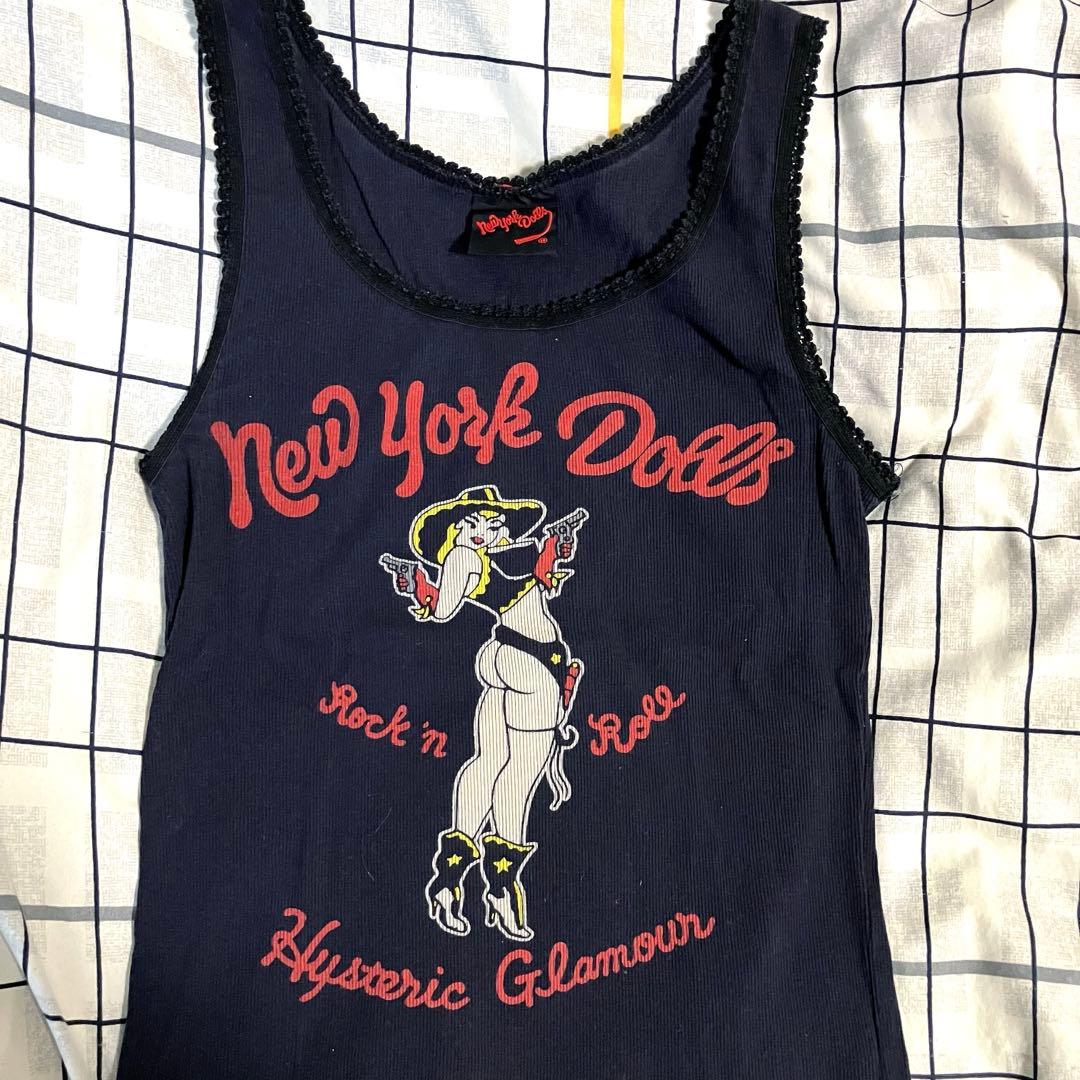 【雰囲気抜群❗️】00's HYSTERIC GLAMOUR 総柄 タンクトップ