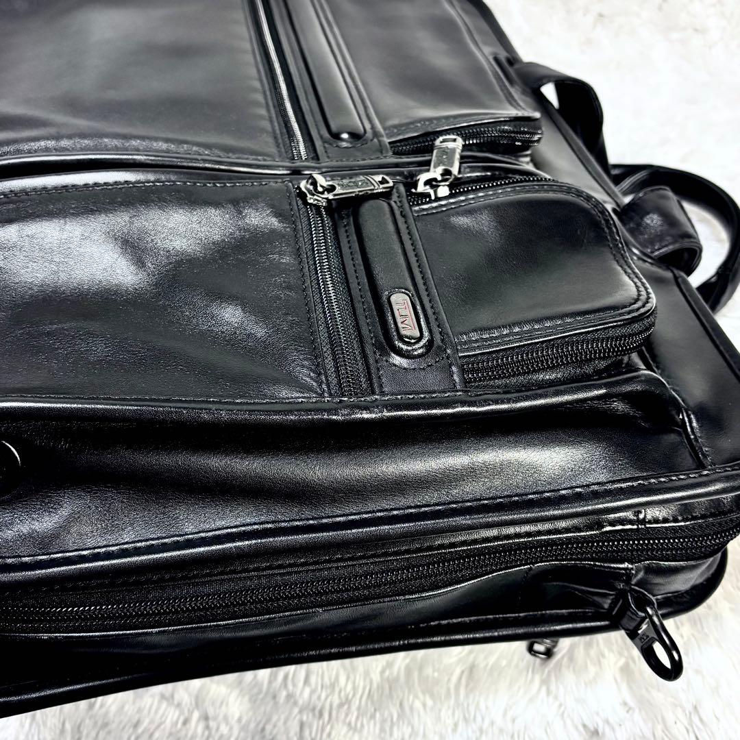TUMI トゥミ 本革 高級 レザー 2WAY ビジネスバッグ 極美品
