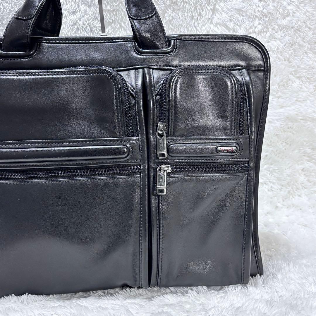 TUMI トゥミ 本革 高級 レザー 2WAY ビジネスバッグ 極美品