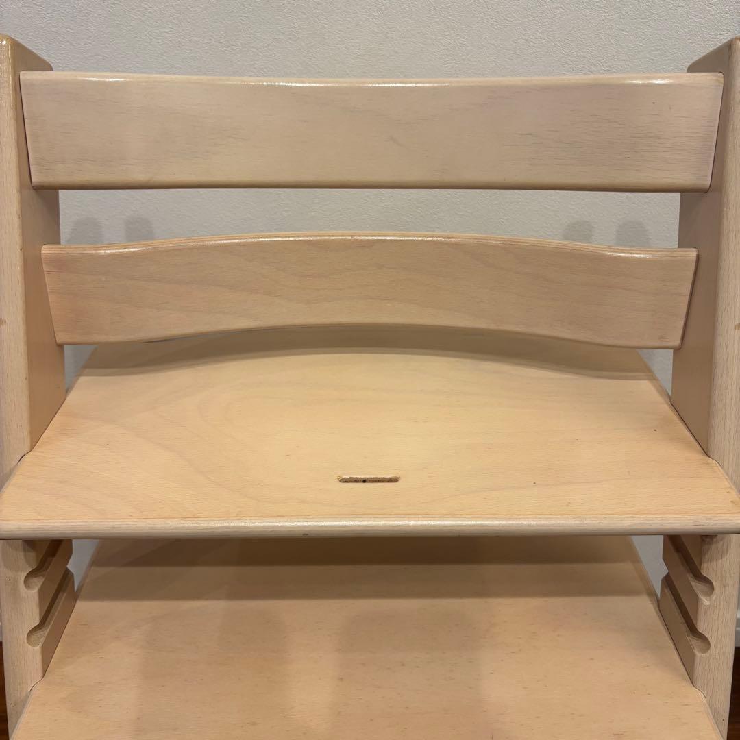 ストッケ トリップトラップ ホワイトウォッシュ ベビーセット付 S/N4