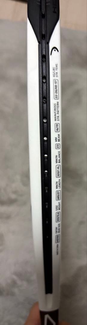 HEAD テニスラケット 白/黒スピードMP G3 ラケットバック付き